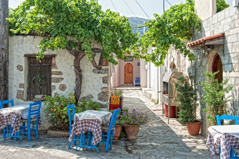Romantisches Mittagessen auf Kreta